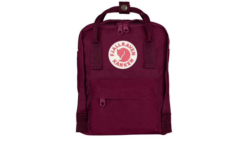 Kanken mini deep red sale